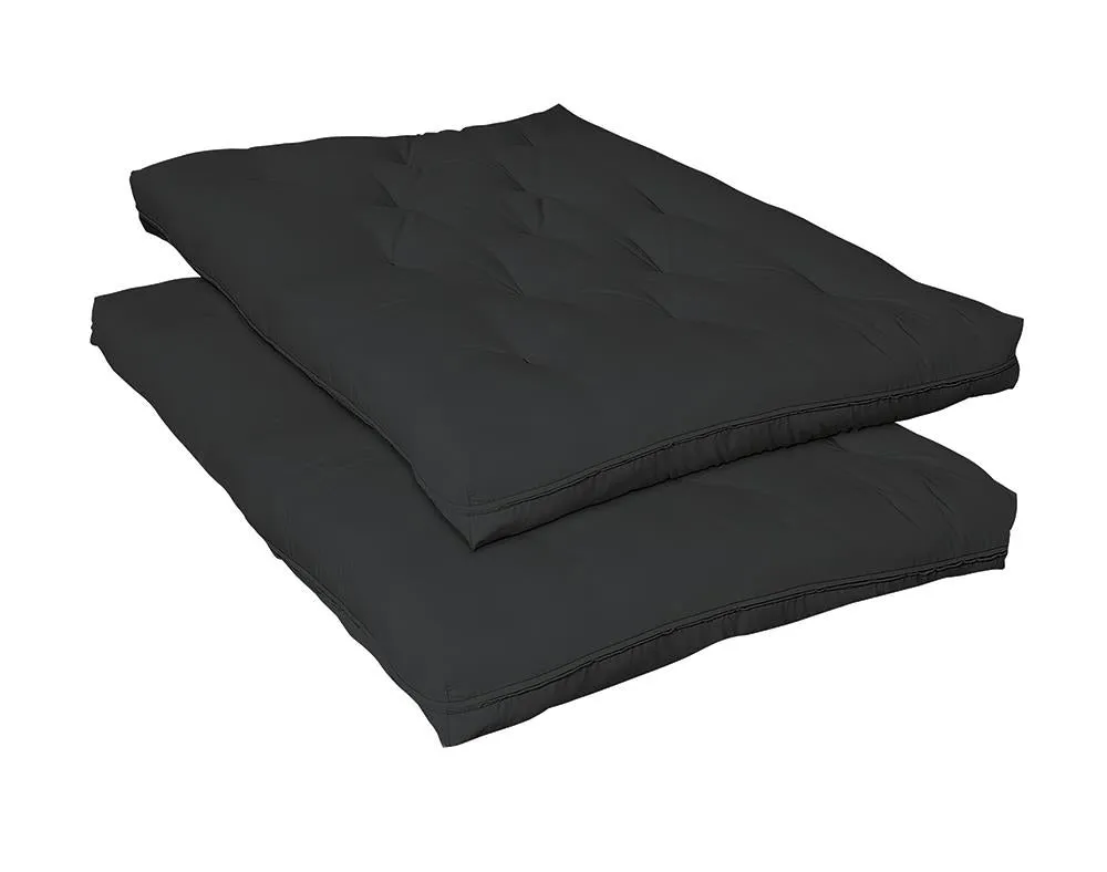 8" Premium Futon Pad Black - Durable & Comfortable