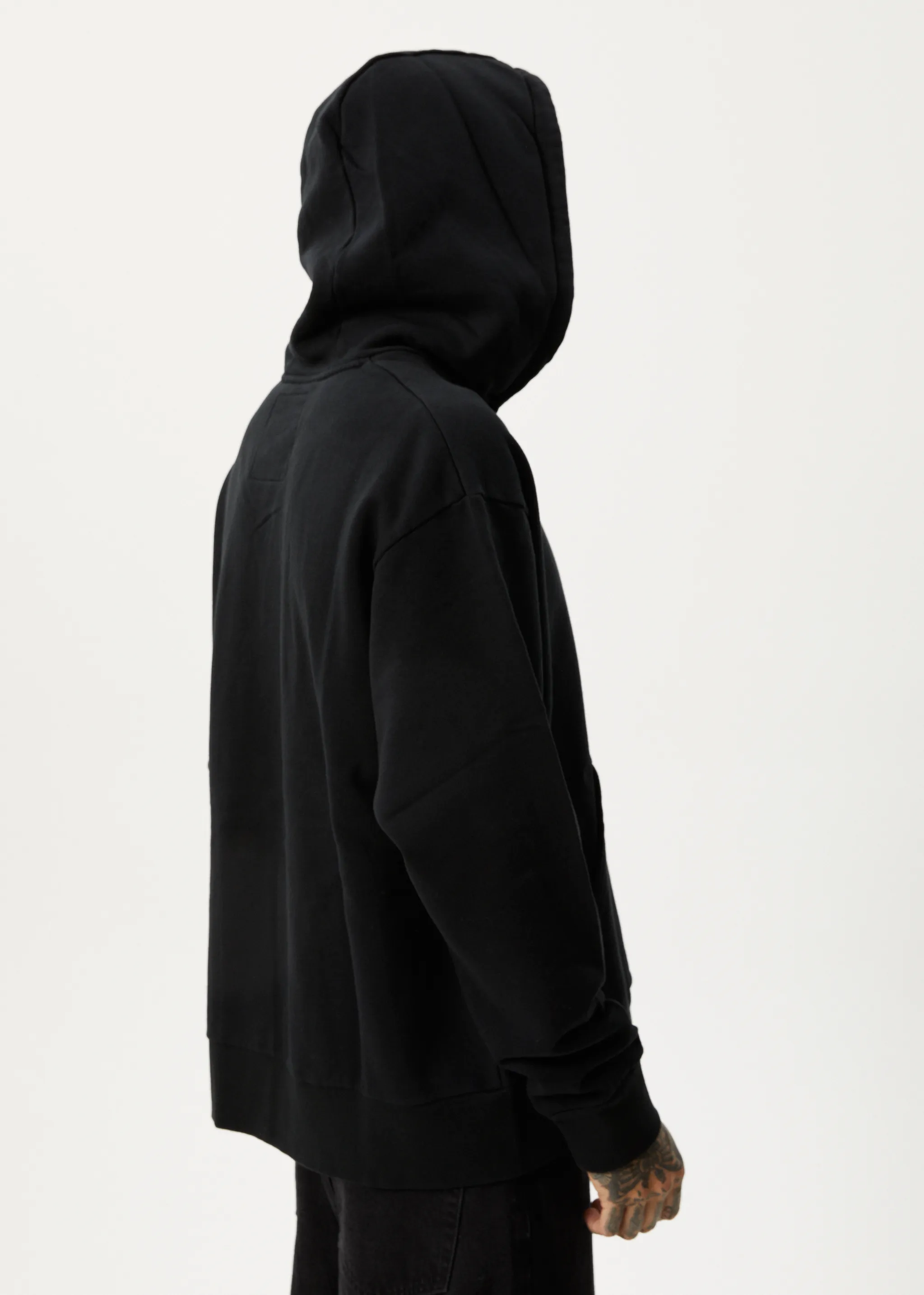 Afends Unisex Vital - Unisex Recycled Hoodie - Black