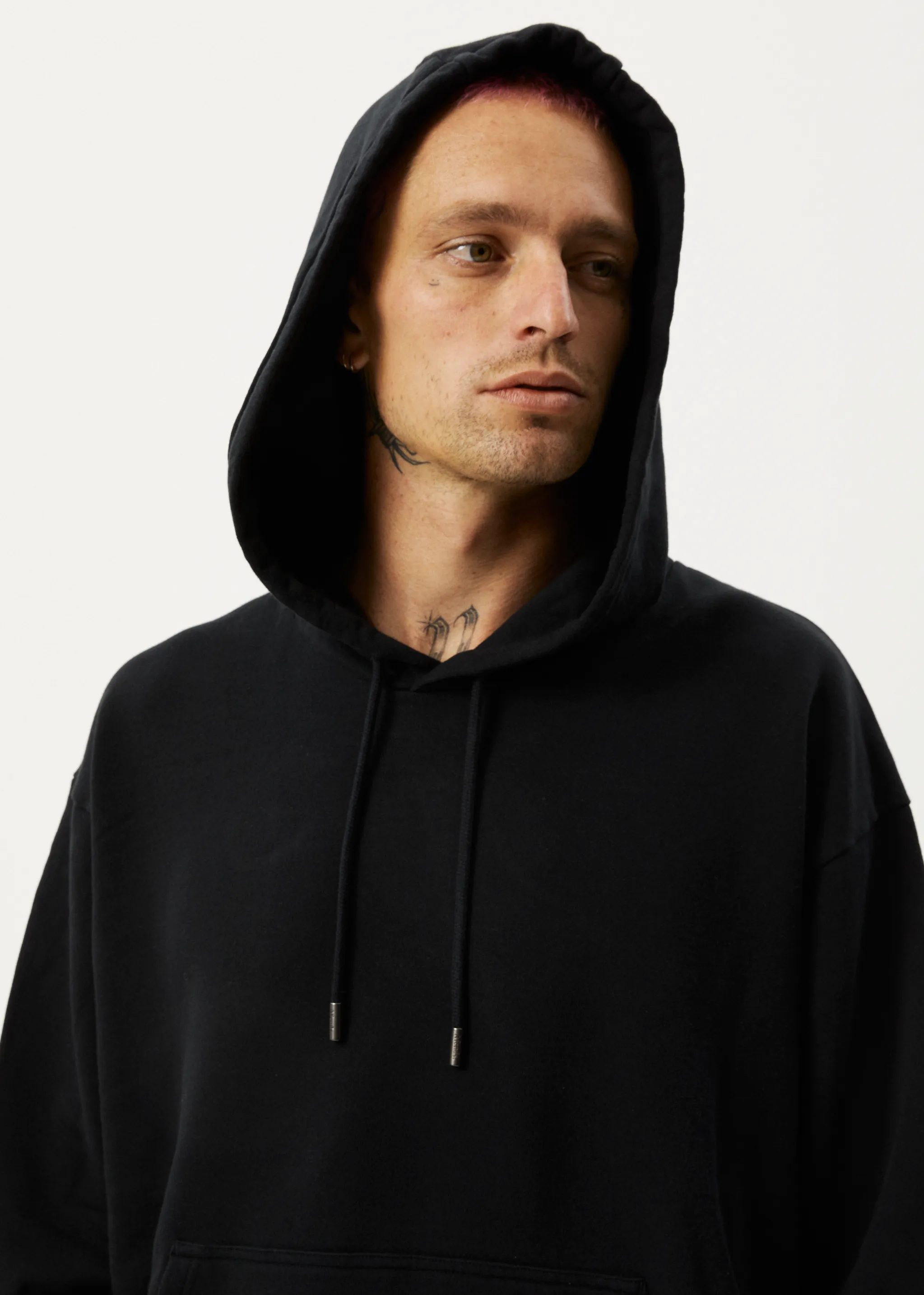 Afends Unisex Vital - Unisex Recycled Hoodie - Black