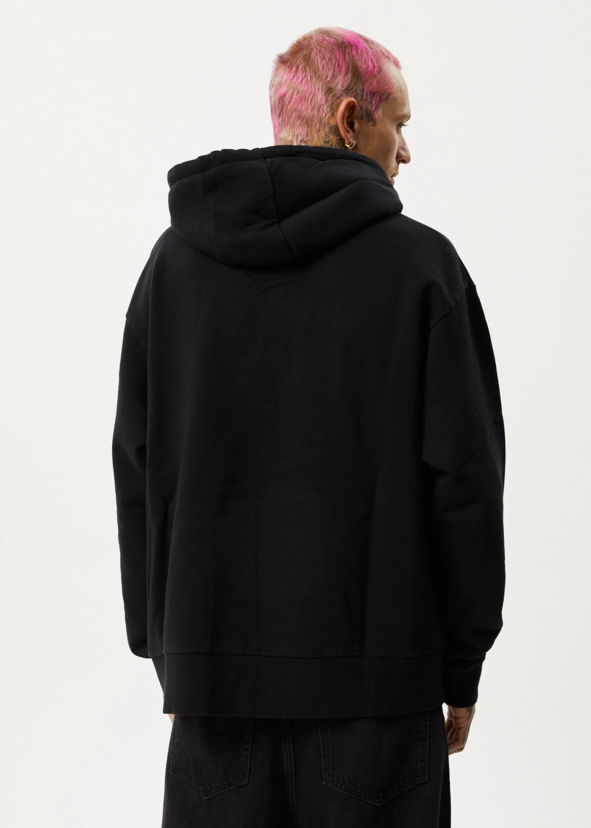 Afends Unisex Vital - Unisex Recycled Hoodie - Black