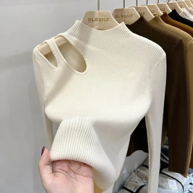 Autumn Winter Women Soft Female Casual Knitted Sweater*