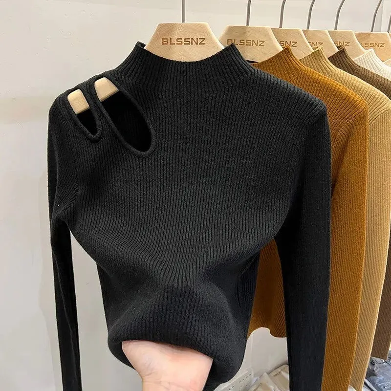 Autumn Winter Women Soft Female Casual Knitted Sweater*