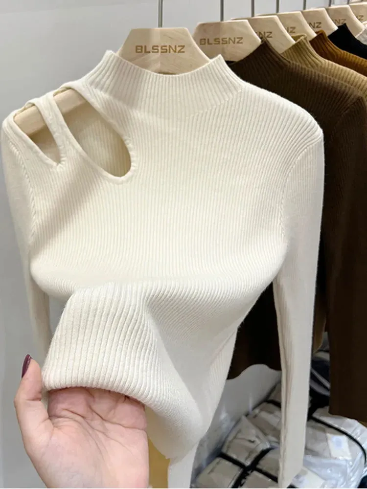 Autumn Winter Women Soft Female Casual Knitted Sweater*