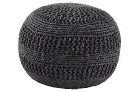 Benedict Charcoal Pouf