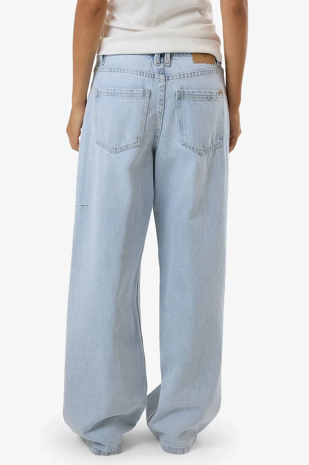 BILLIE LOW BAGGIE JEAN - LIGHT ASH BLUE