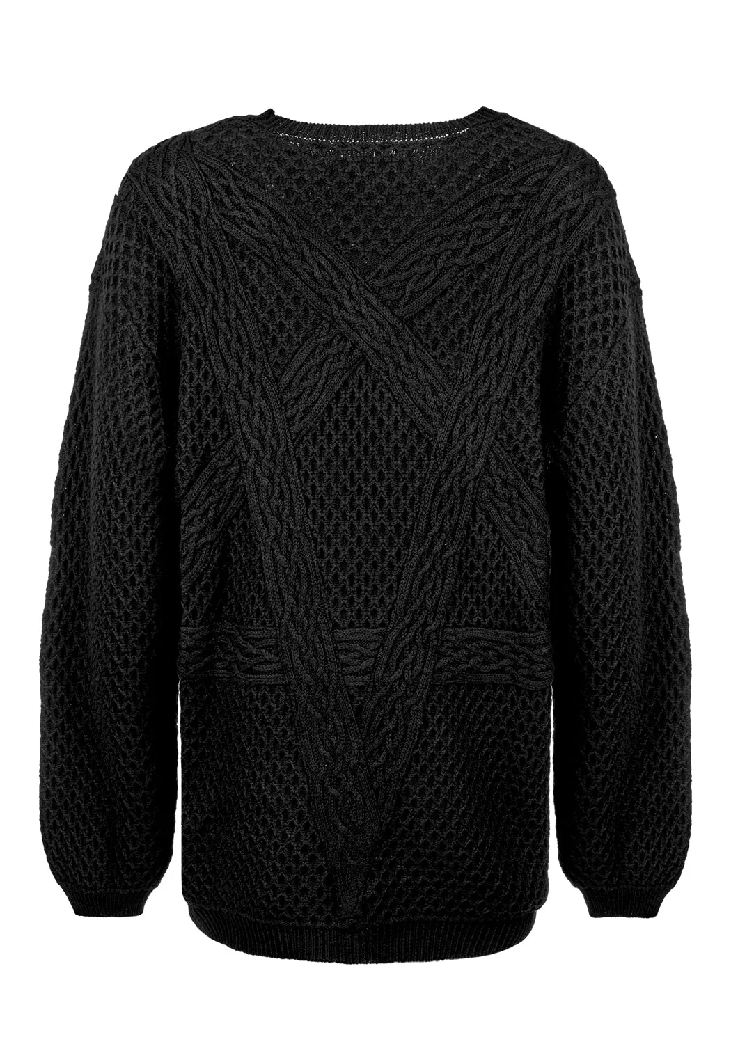 Blessing Oversized Cable Pentagram Jumper