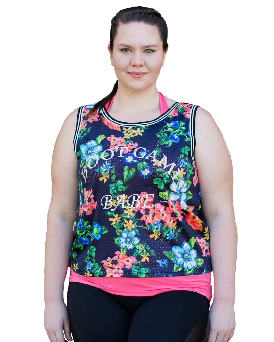 Boot Camp Babe Singlet - Floral