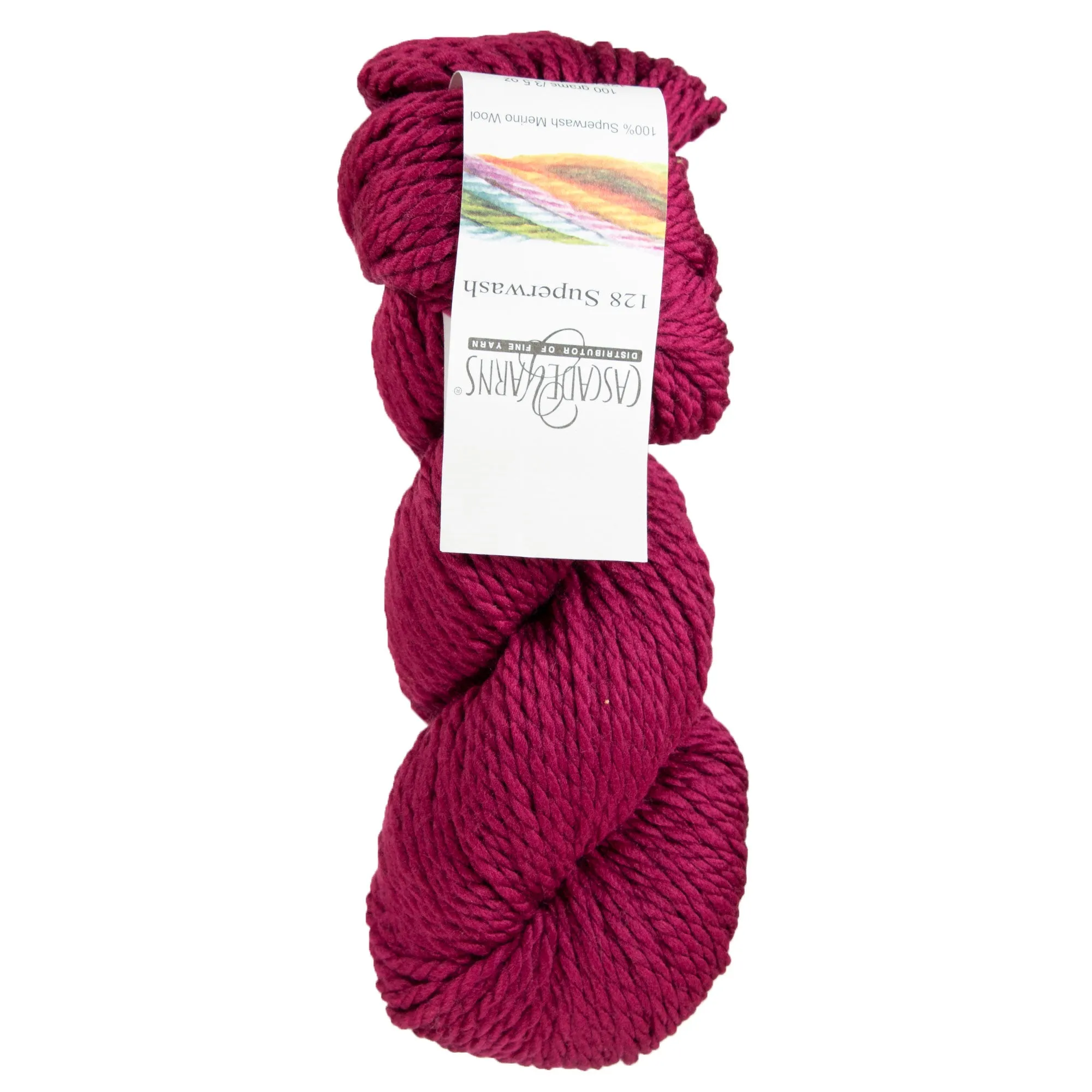 Cascade Yarns 128 Superwash Yarn - 216 Beet Red