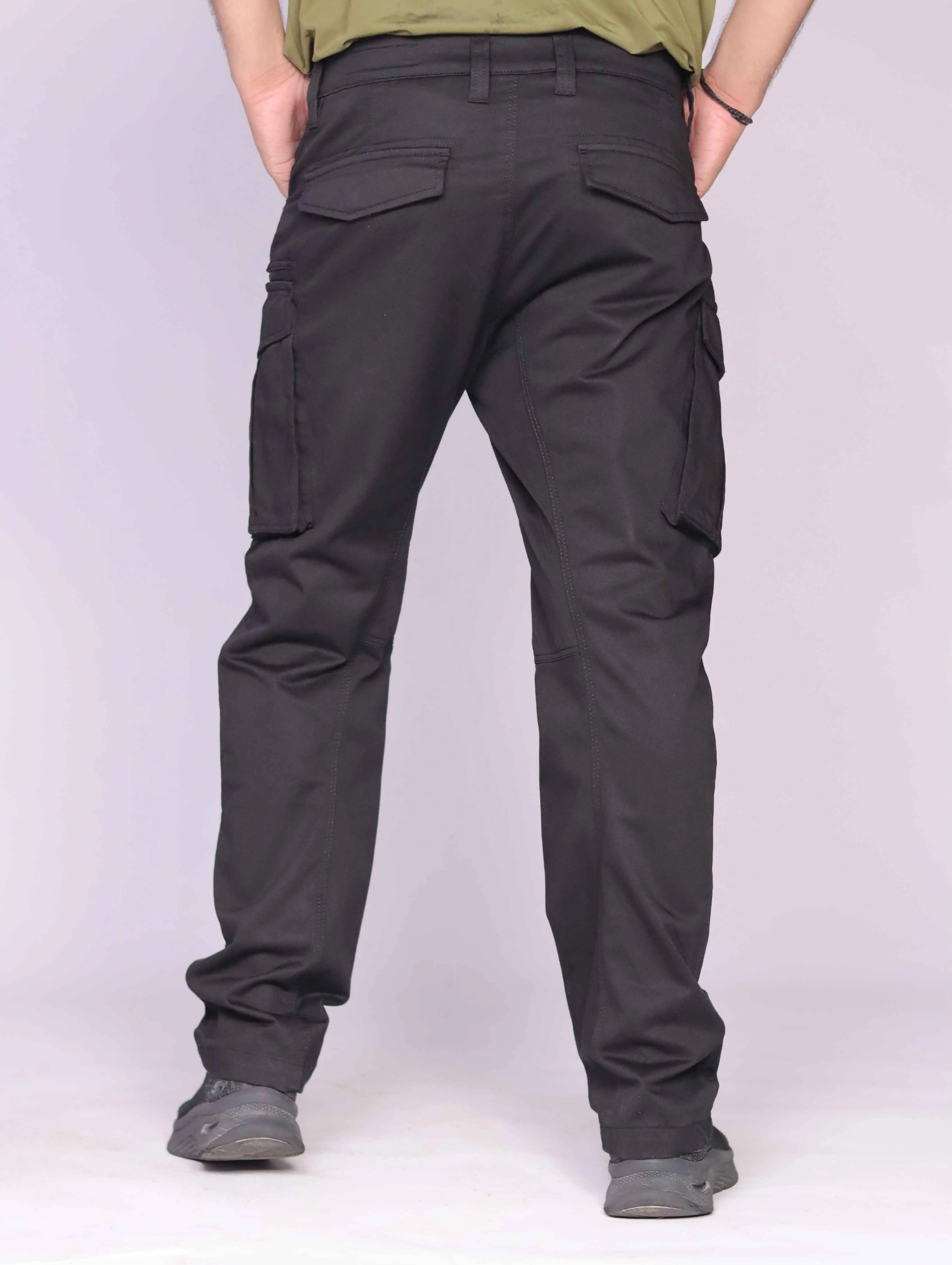 Celebrity Cargo Durable Cotton, Comfortable and Perfect Fit.(BLACK)-style 17