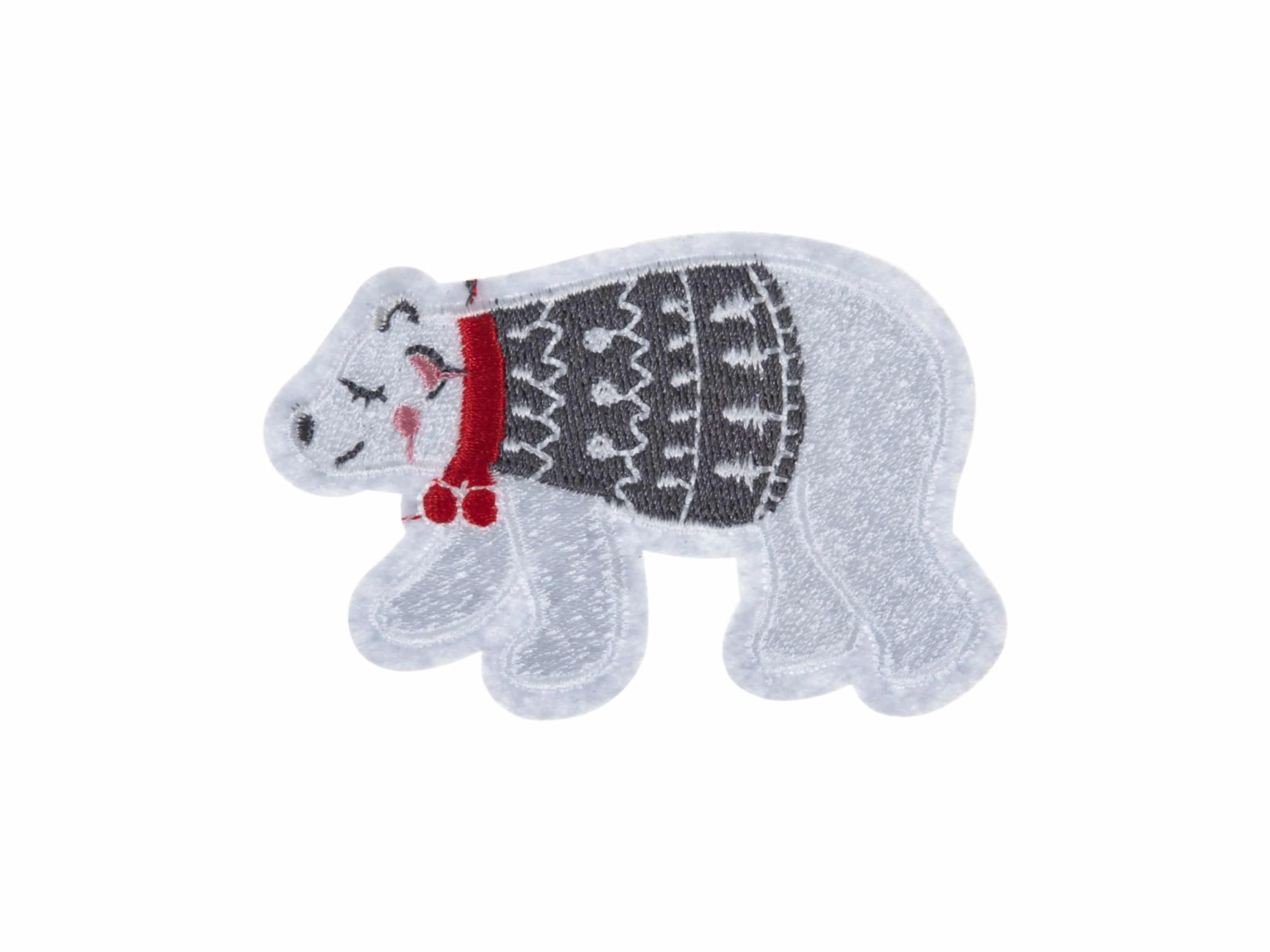 Christmas Motifs - Iron -On & Sew-On Patch POLAR BEAR