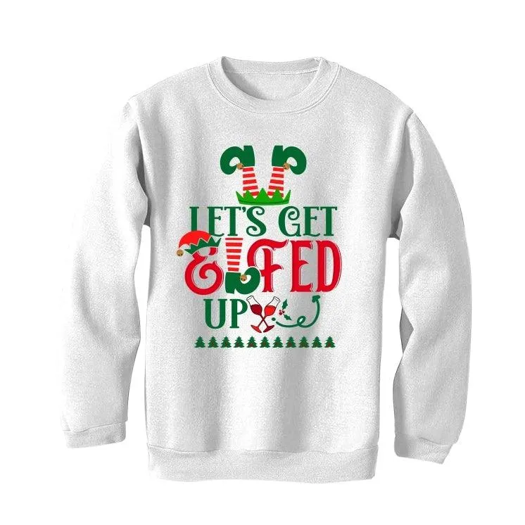 CHRISTMAS UGLY SWEATERS White T-Shirt (Elfed Up)