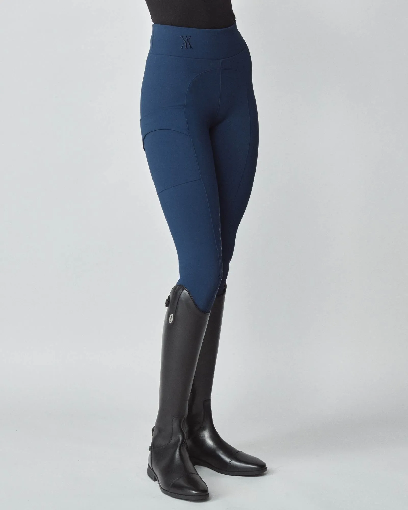 Compression Pull-On Breeches Navy