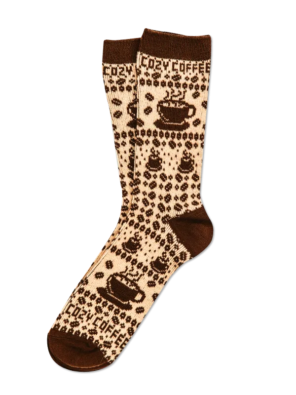 Cozy Cabin Coffee Sock