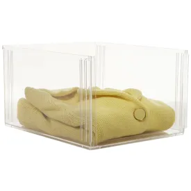 Crystal Clear Clothing Storage Bin