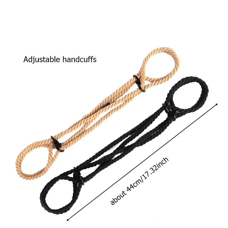 Durable Comfortable Adjustable Premium Bondage Restraint Rope for BDSM Role-Play