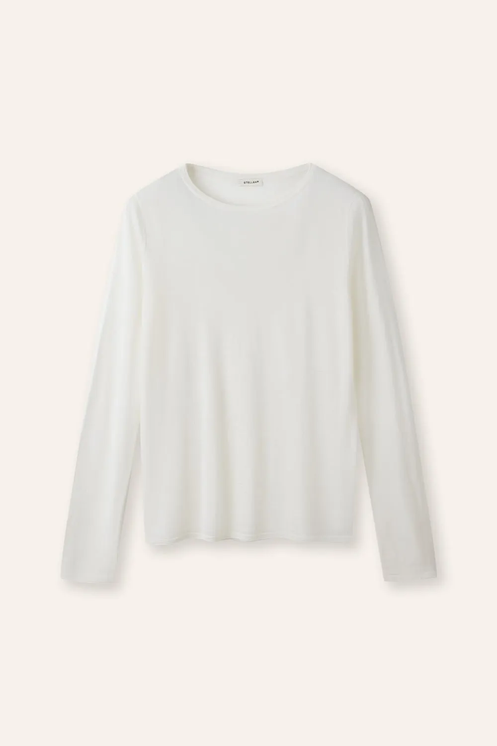 EDITH oversized merino wool pullover (Milk)