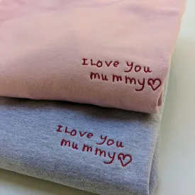 Embroidered Scribble Collection - Handwriting Jumper | Pink