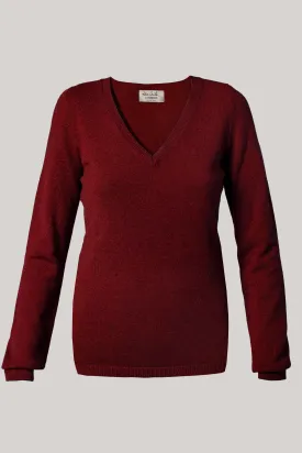 Evangeline V-Neck Cashmere Sweater