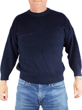 French - Dark Navy Blue Sweater / Crew Neck Jumper - Grade 1