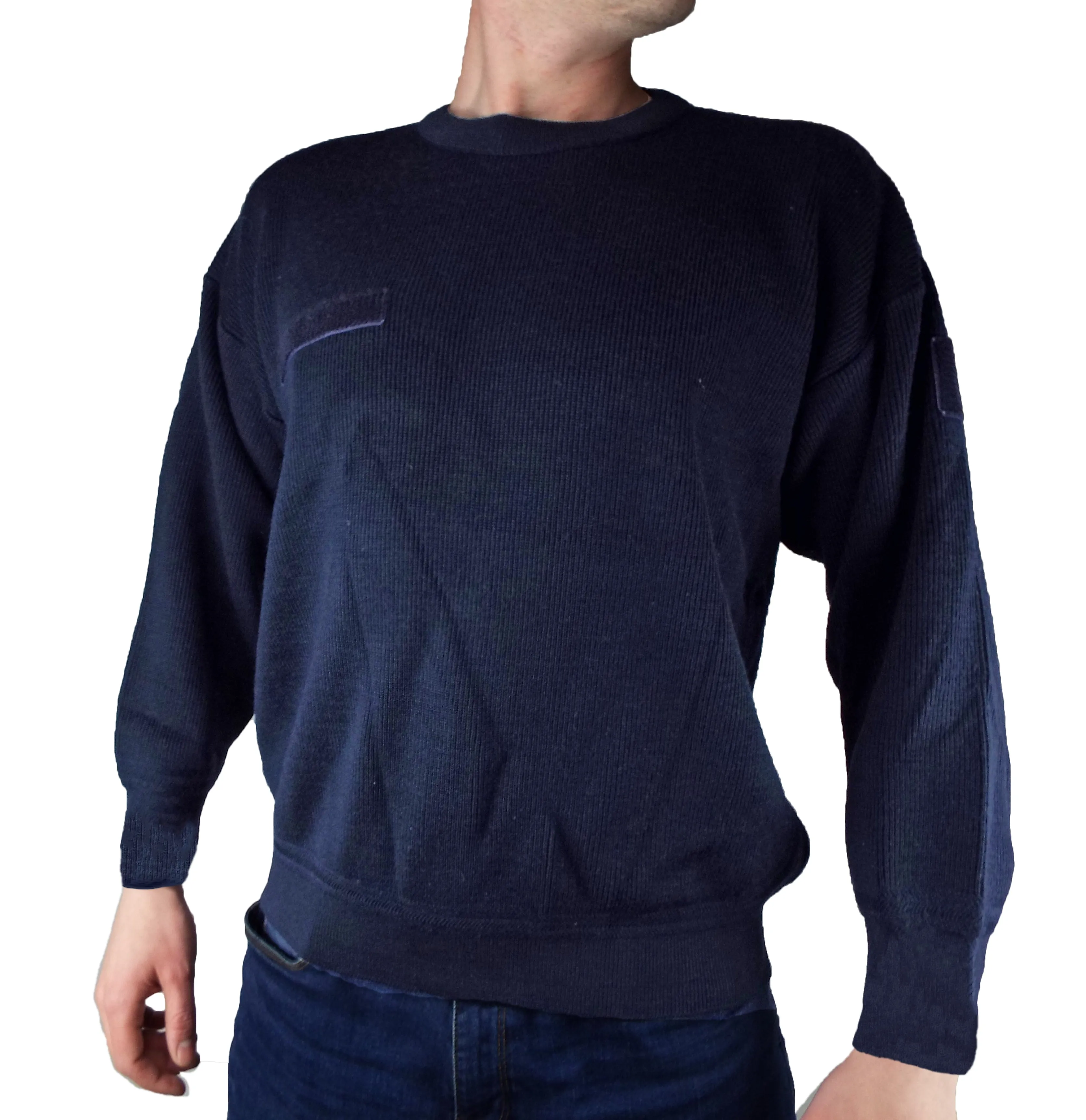 French - Dark Navy Blue Sweater / Crew Neck Jumper - Grade 1