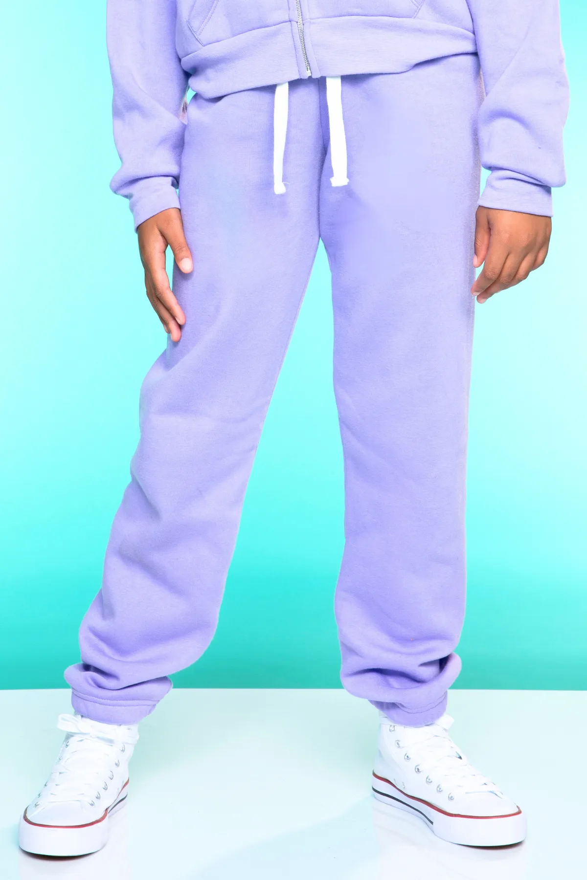 French Terry Luxe Sweatpant - Lavender