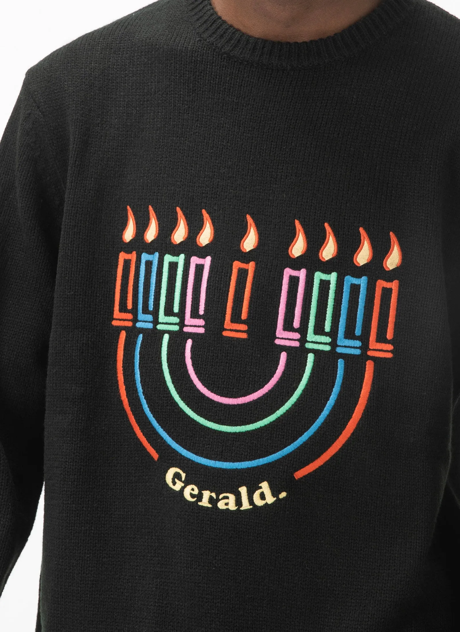 Gerald Hannukah Knit