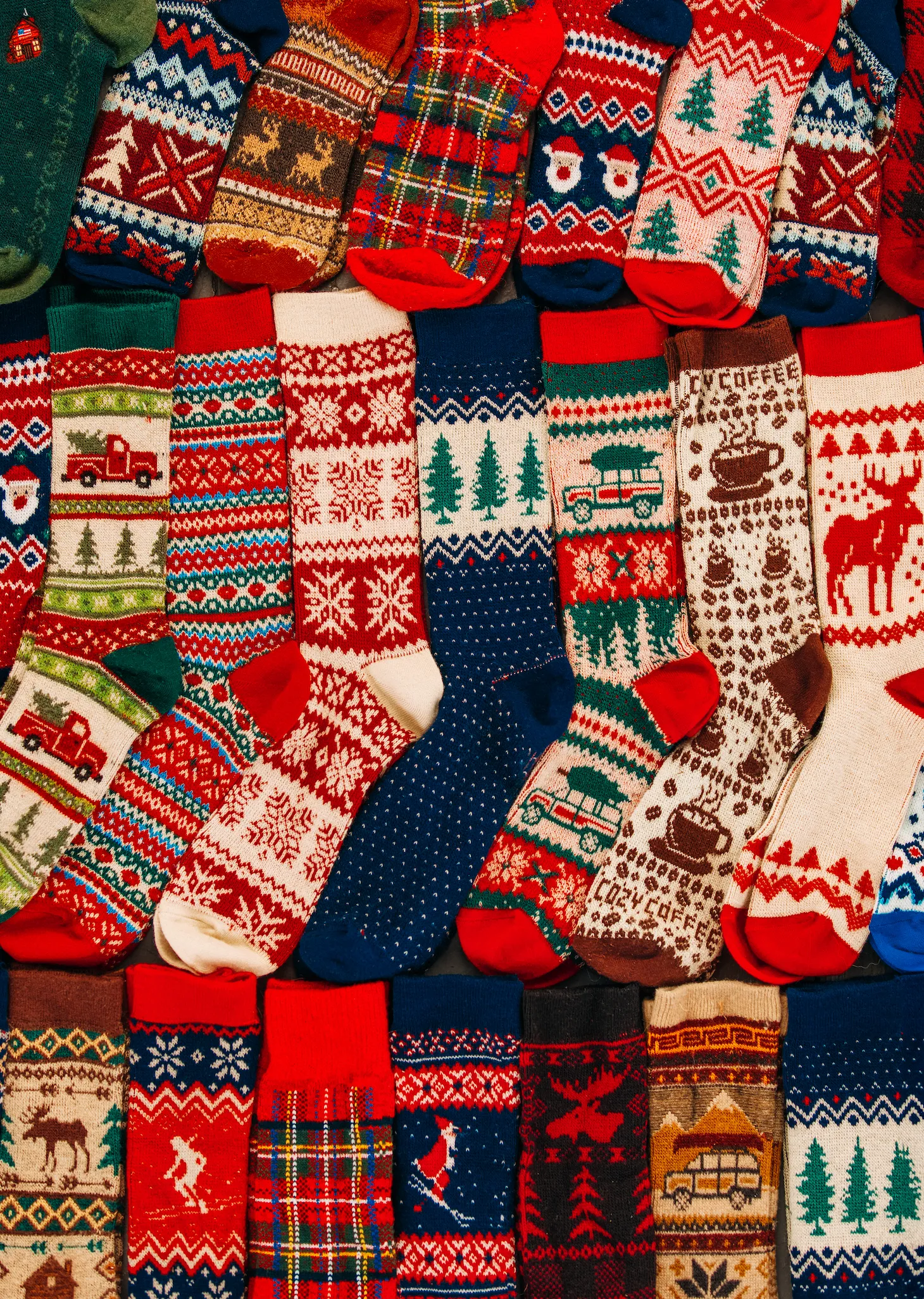 Holiday Snowflake Socks