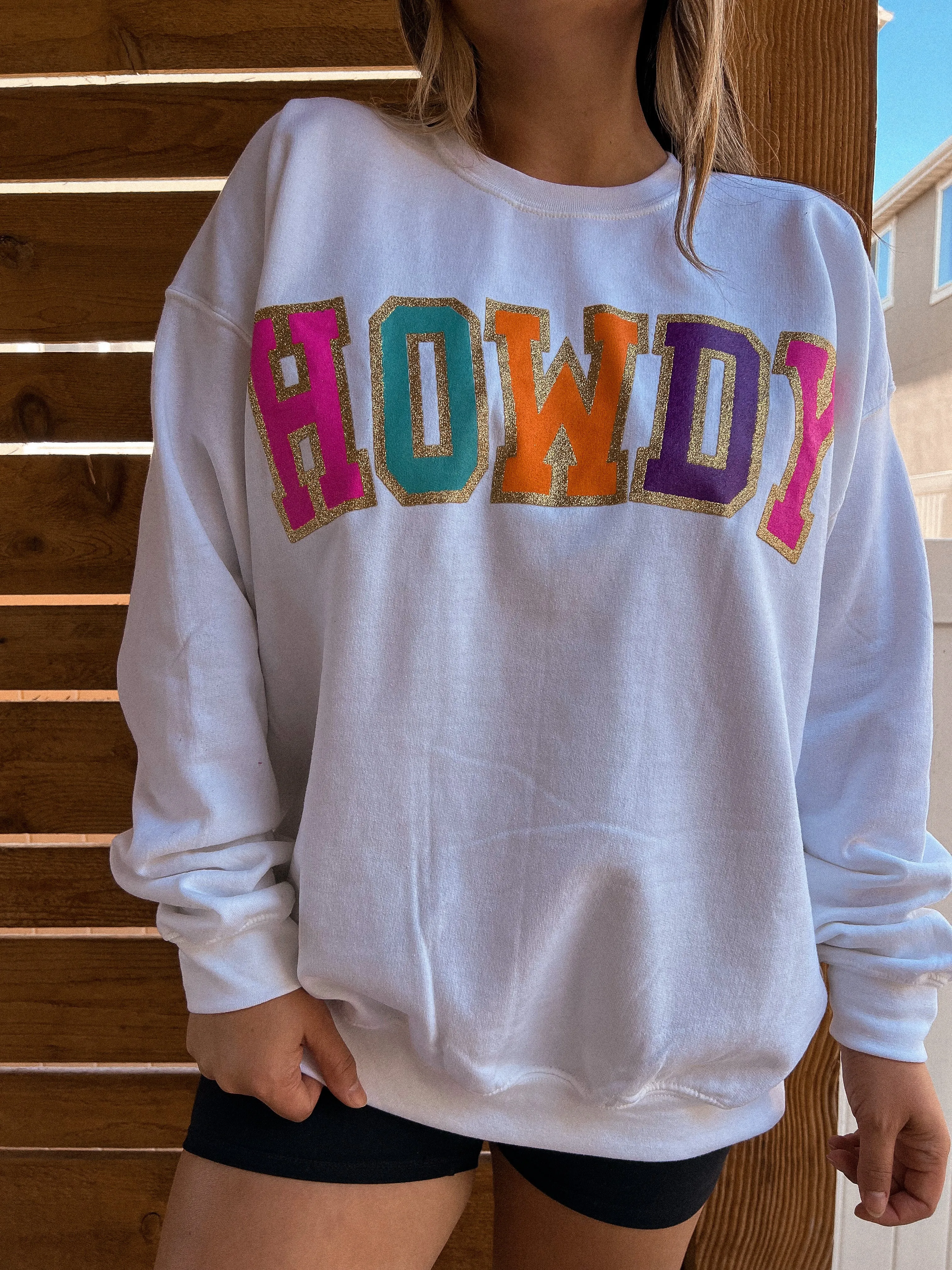 HOWDY crewneck sweatshirt