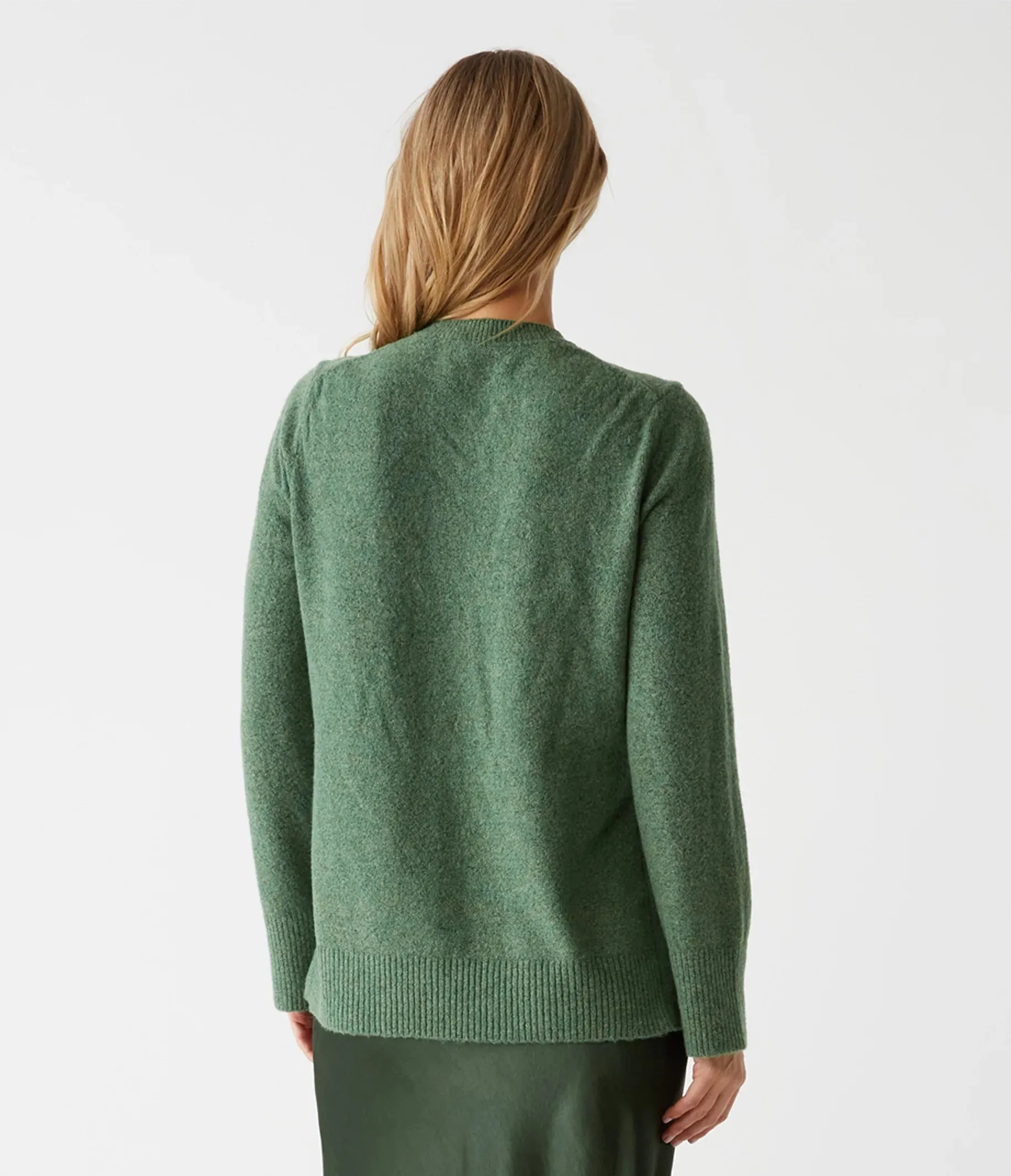 Imogen Crew Neck Sweater - Spruce