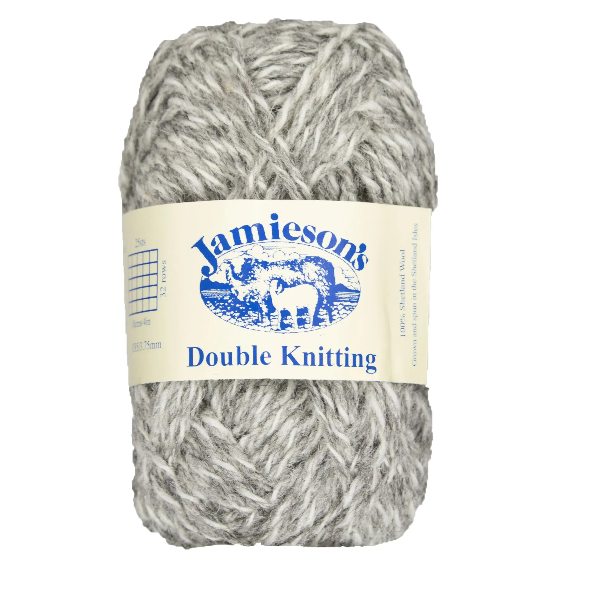 Jamieson's of Shetland Double Knitting Yarn - 113 Sholmit/White