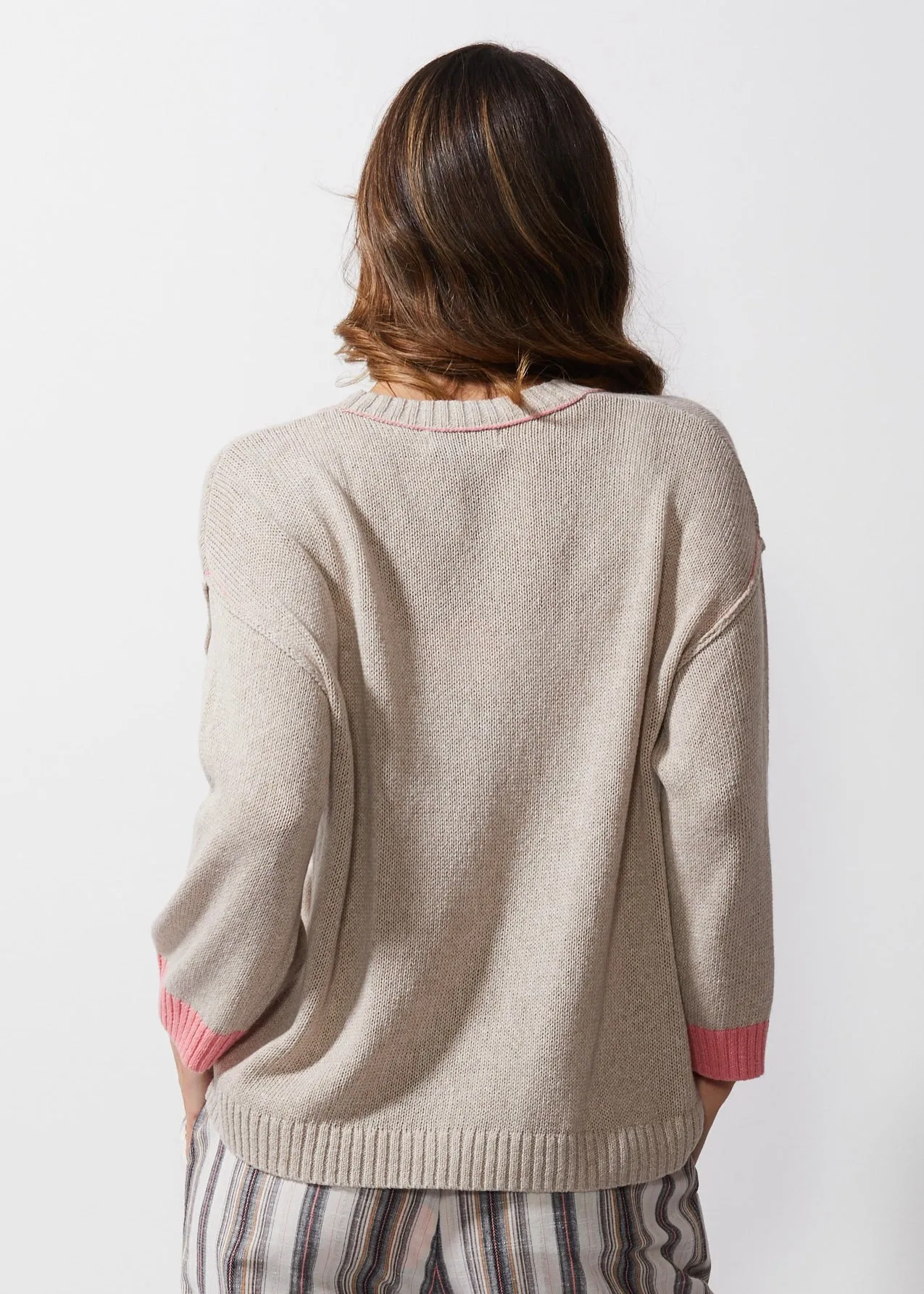 ld   co - Chunky Linen Cardi