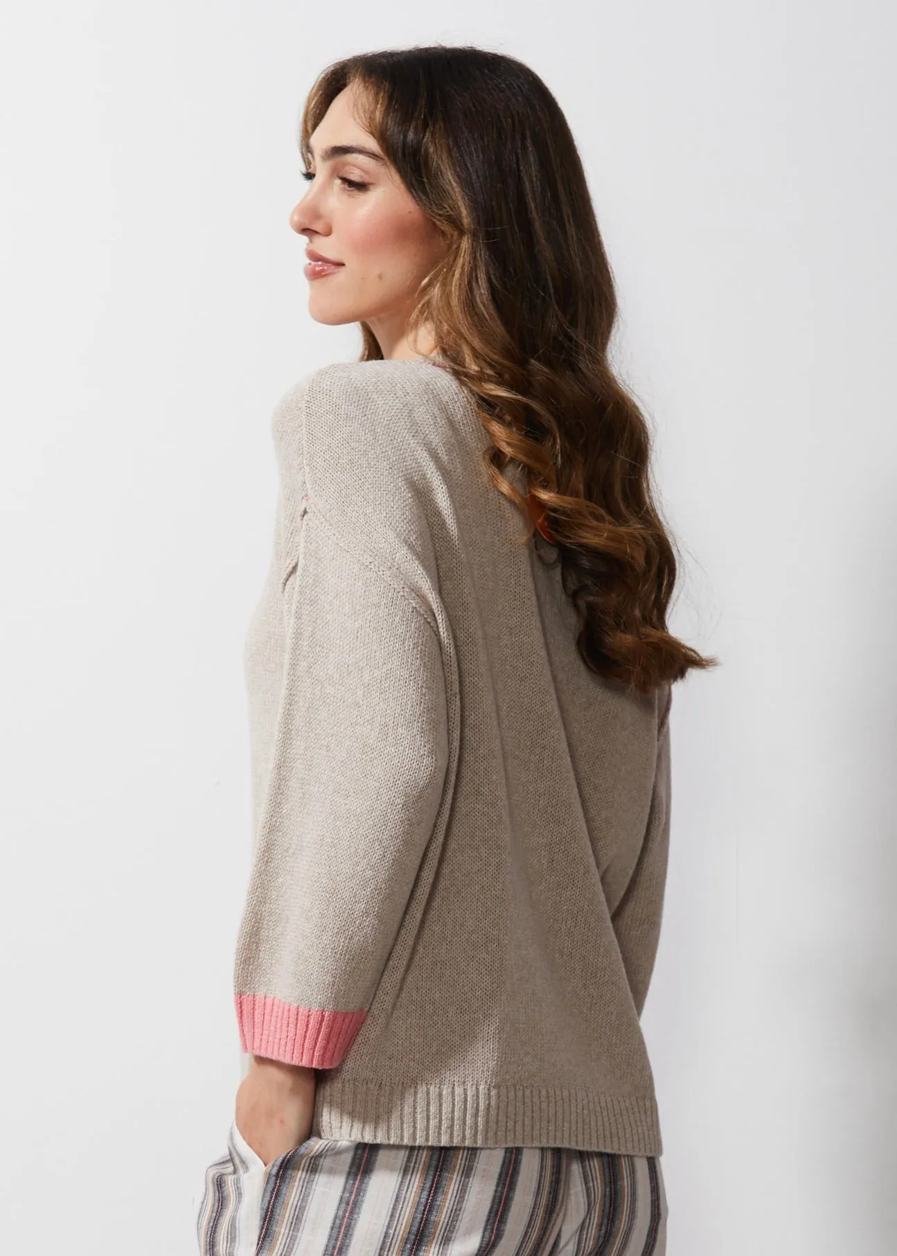 ld   co - Chunky Linen Cardi