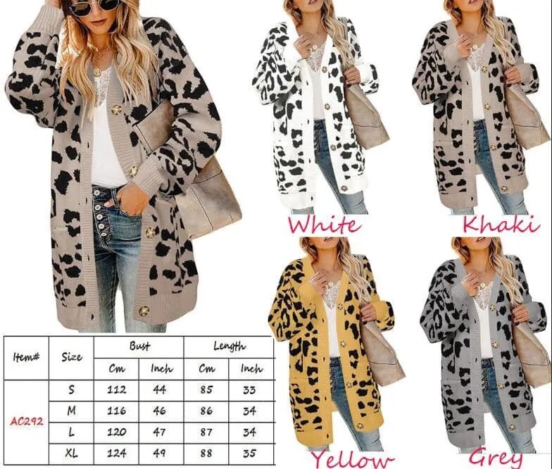 Leopard Oversized Sweaters