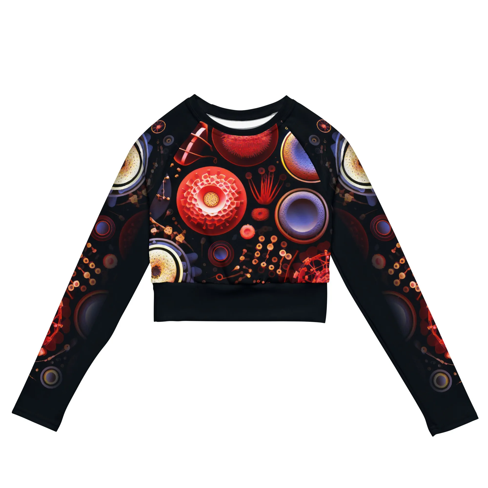 Long-Sleeve Crop Top From the Eyepeas