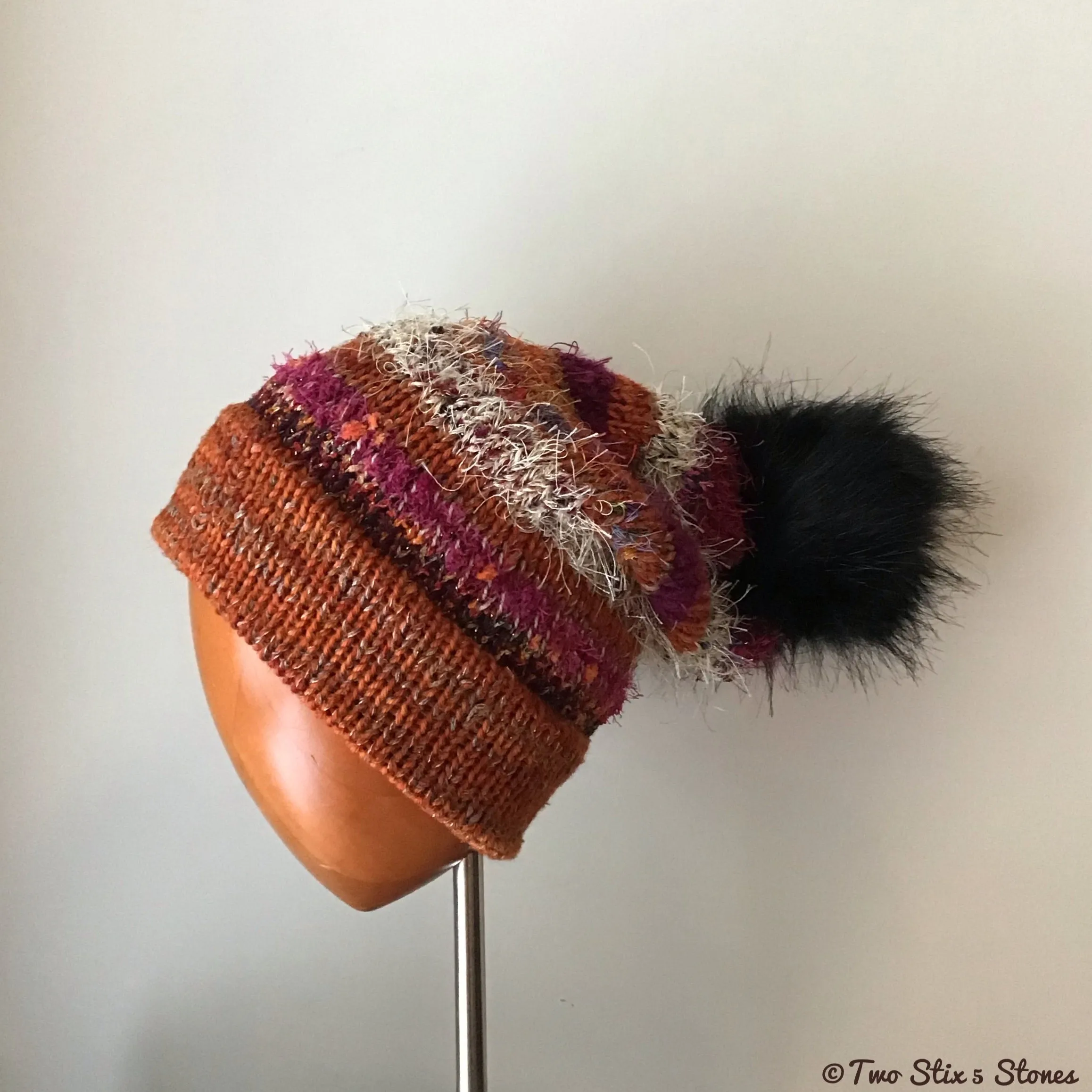 Luxe Pumpkin Spice Beanie/Slouchy Beanie