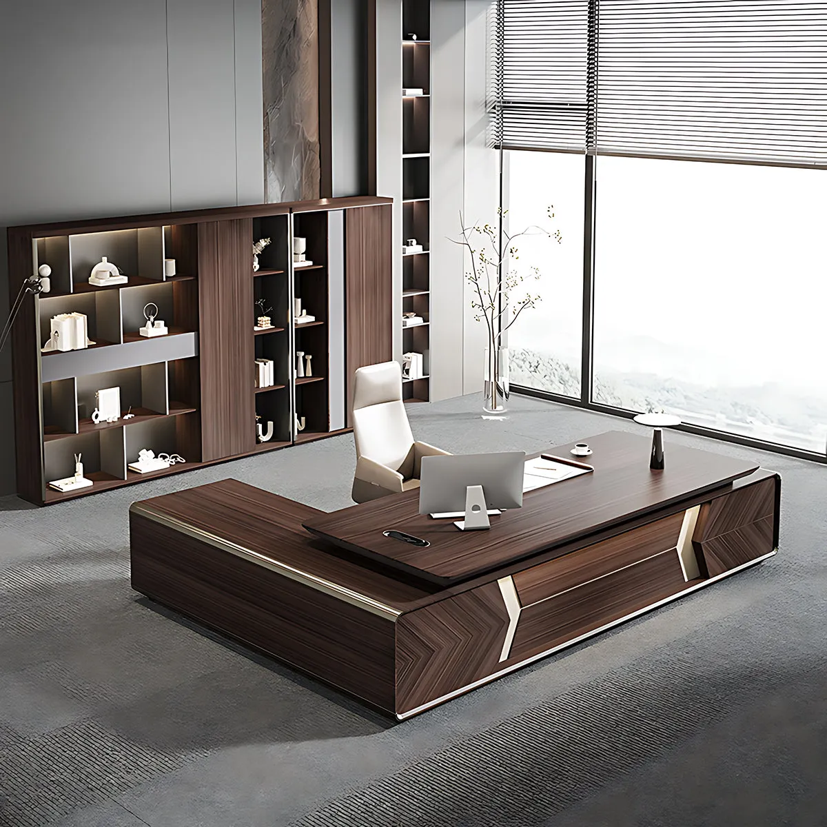 Luxurious and Elegant Executive Office Desk