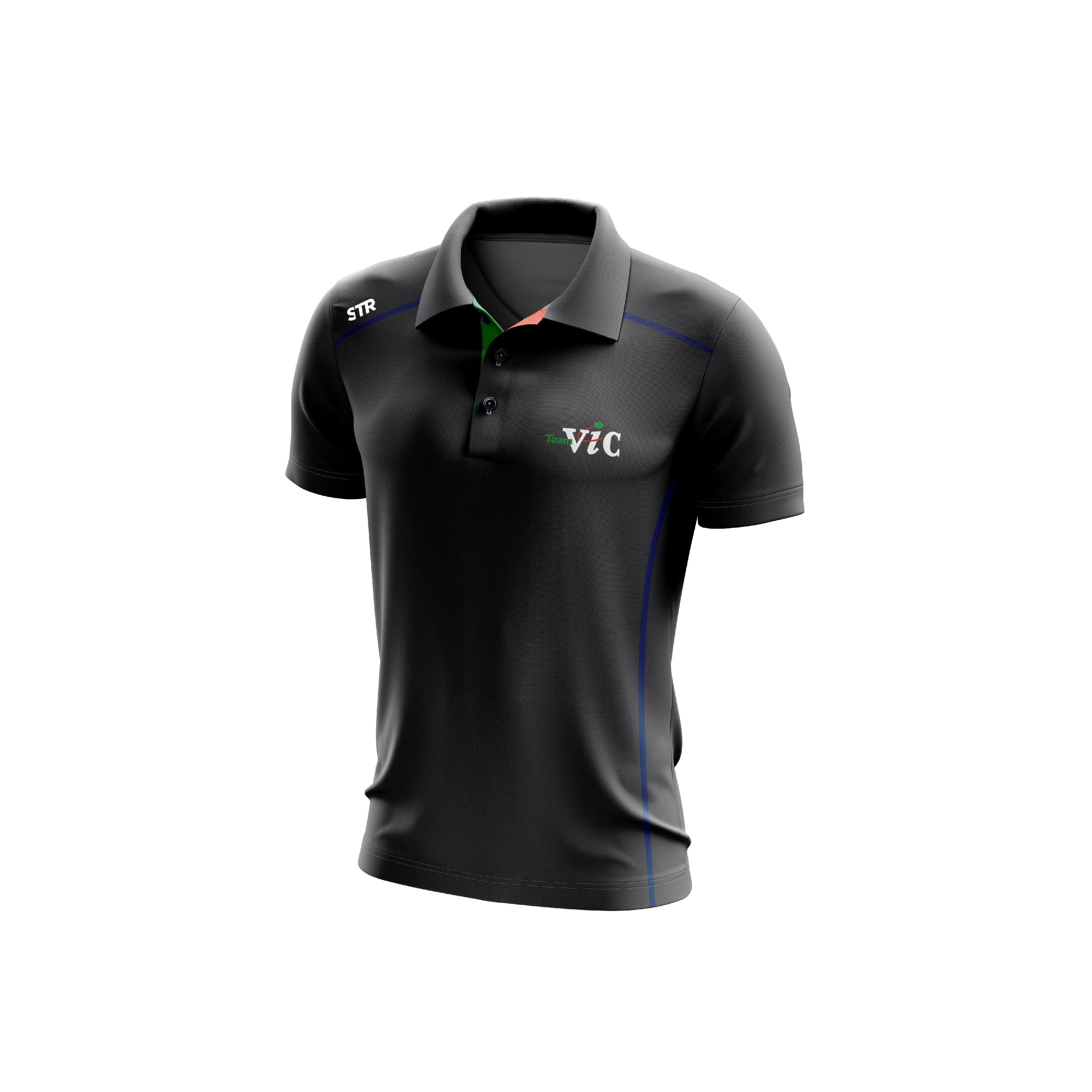 Male Team Vic Graphite Polo (2022  Run Out Stock)