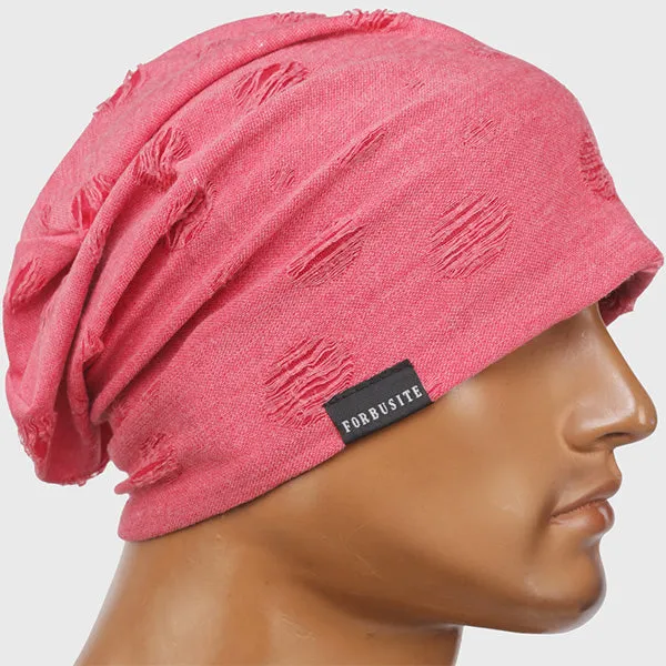 Men Distressed Beanie Hat for Summer B405