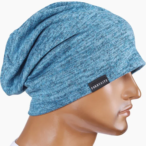 Men Striped Slouch Beanie Hat B406