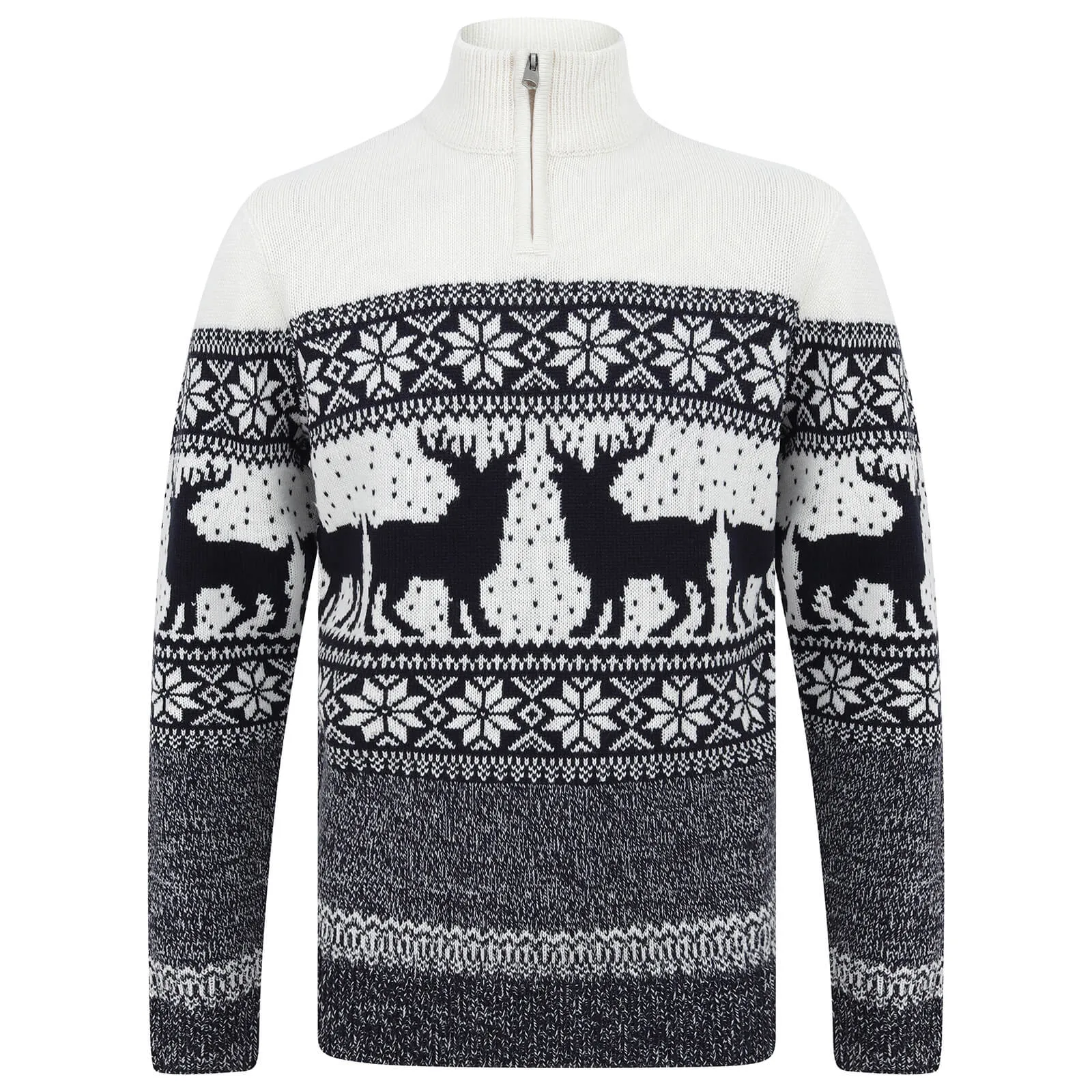 Mens Traditional Reindeer Christmas Jumper