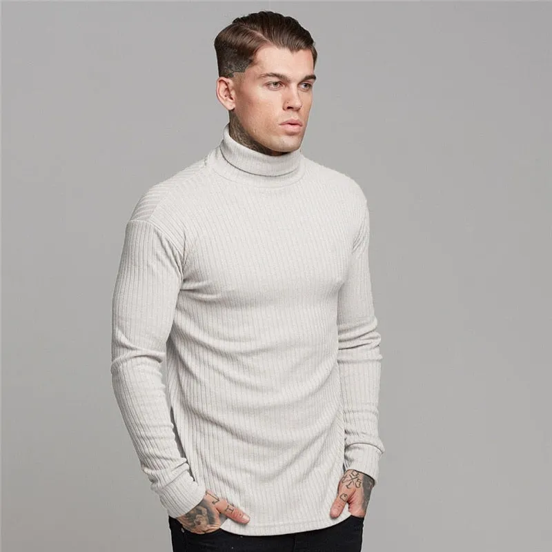 Nsquared Men's Long Sleeve Round Neck T-shirts | Casual Baseball Tshirt | Men Tee turtleneck Sweaters