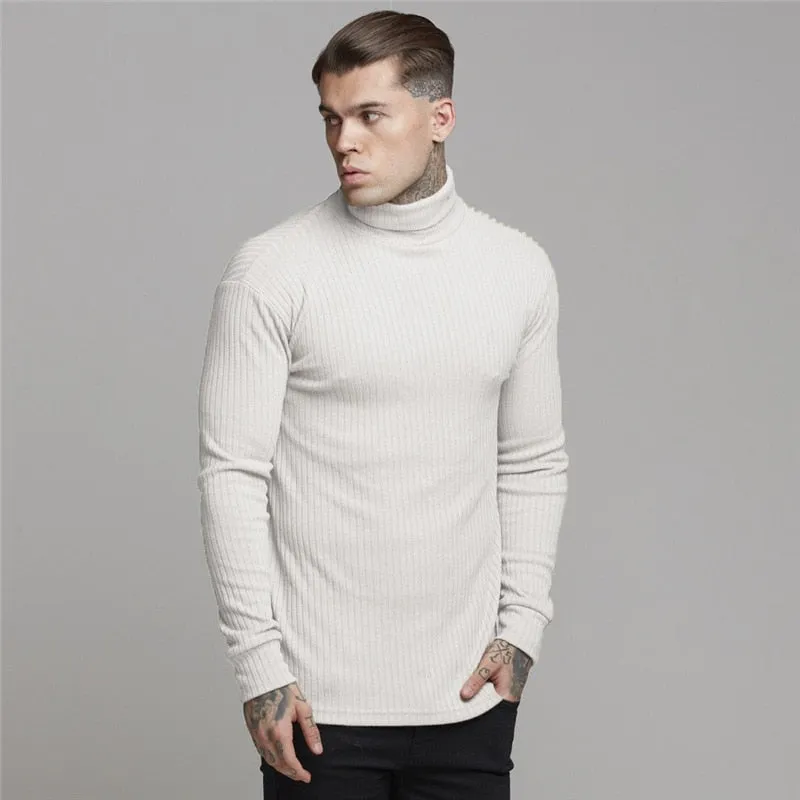 Nsquared Men's Long Sleeve Round Neck T-shirts | Casual Baseball Tshirt | Men Tee turtleneck Sweaters