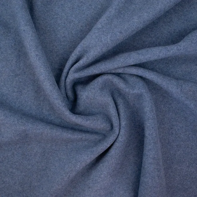 Organic Cotton Fleece - Denim Blue Marle