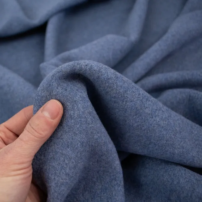 Organic Cotton Fleece - Denim Blue Marle