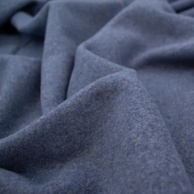 Organic Cotton Fleece - Denim Blue Marle