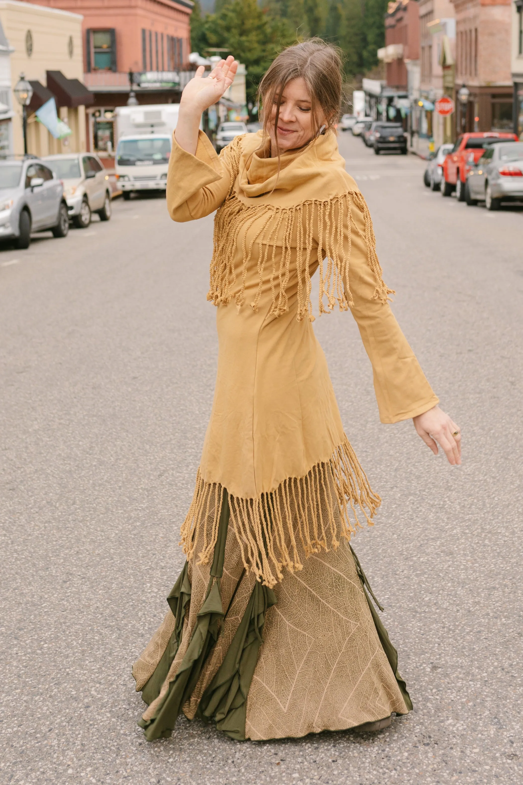 PR Fringe Tunic - Golden