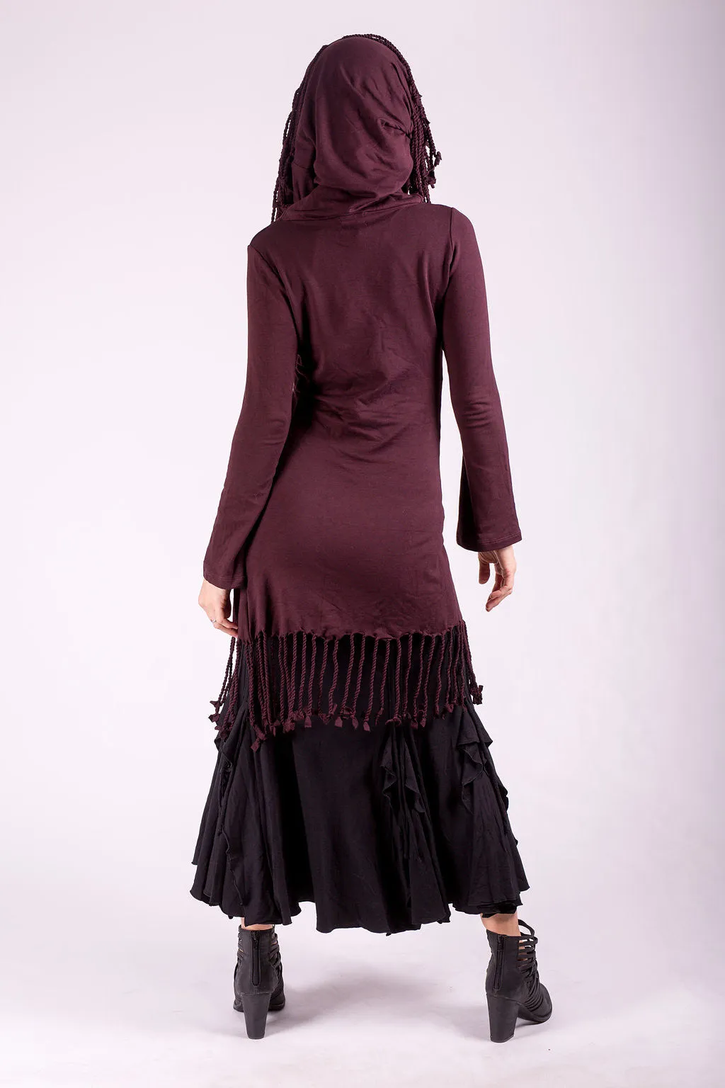 PR Fringe Tunic - Plum