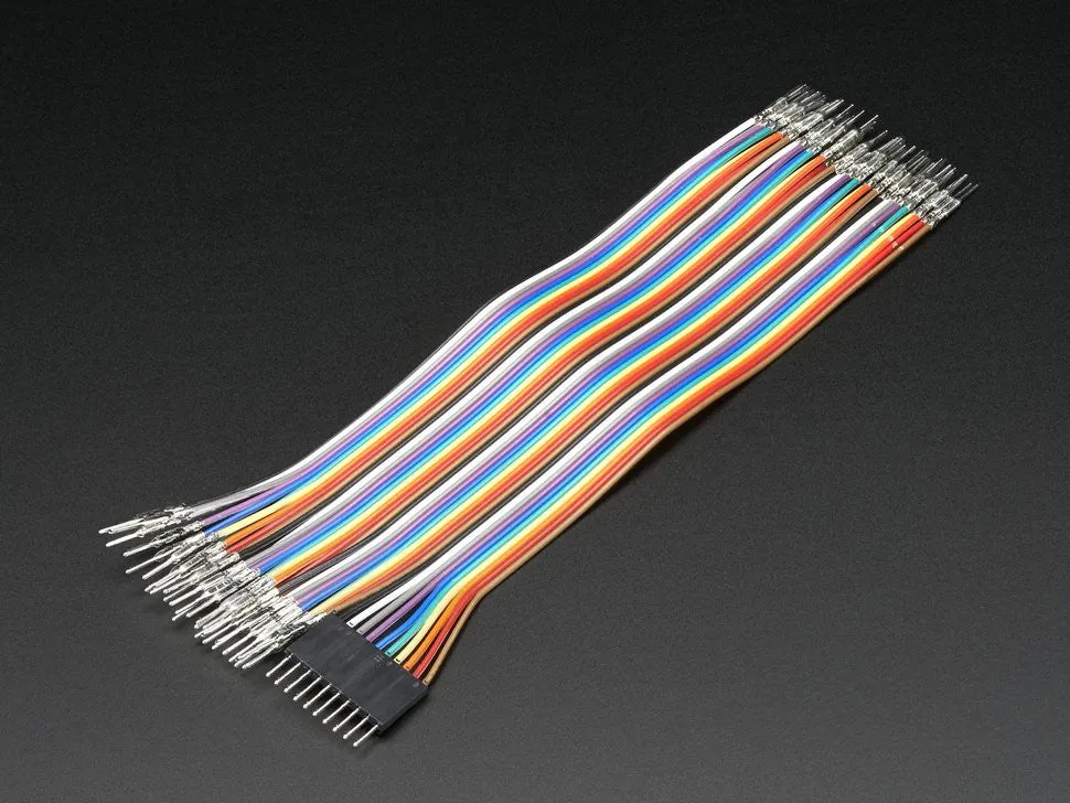 Premium Male/Male Raw Jumper Wires - 40 x 6" (150mm)