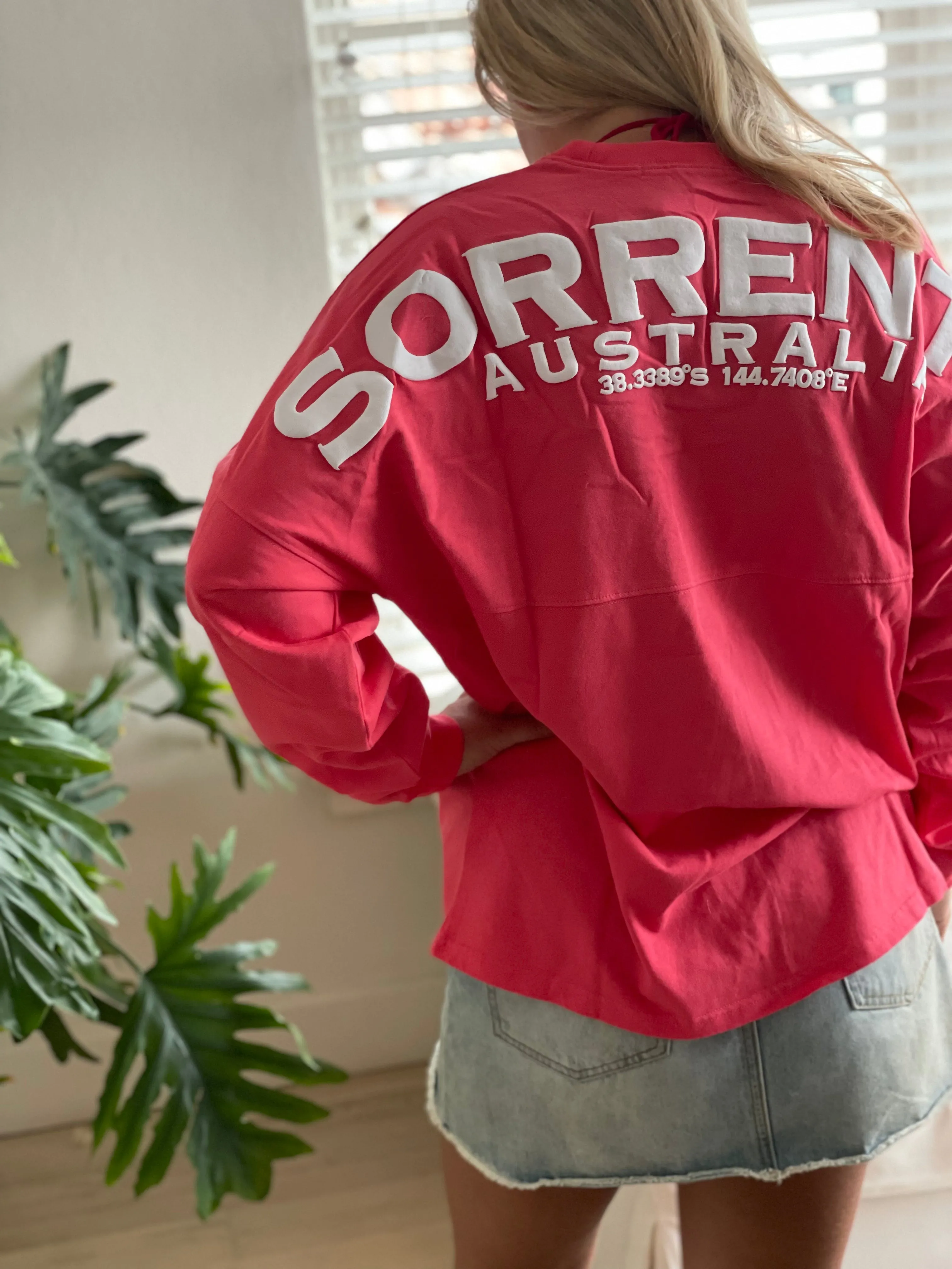 PROJECT LOCAL - SORRENTO unisex sweat top - RED