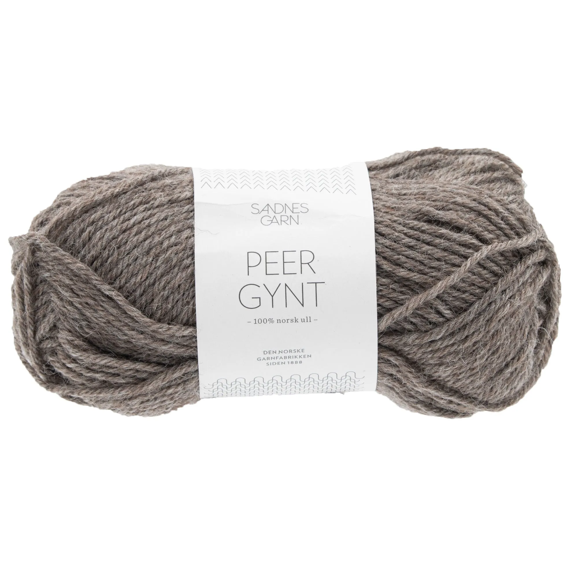 Sandnes Garn  Peer Gynt Yarn - 2652 Medium Brown Heather